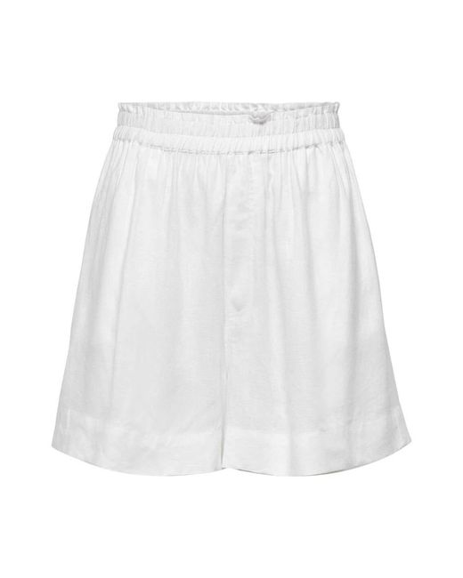 ONLY White Short Shorts