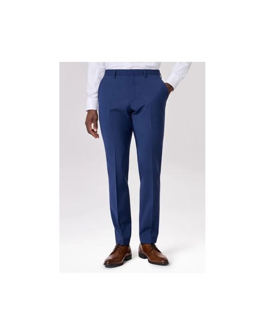 Roy Robson Kostuums ,Blauw ,Wol Stretch Wool Blend 2-Button Suit in het Blue voor heren