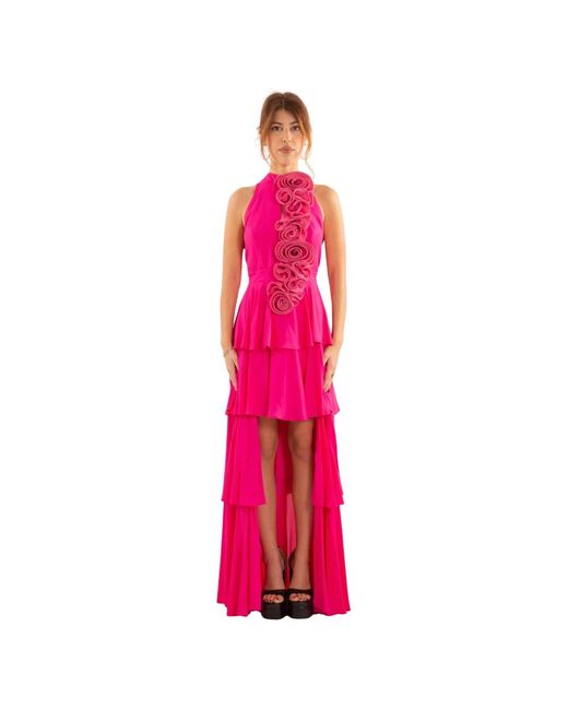 Gowns Babylon de color Pink