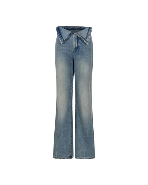 McQueen Flared Jeans in het Blue