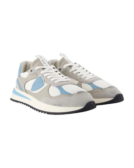 Philippe Model Blue Sneakers for men