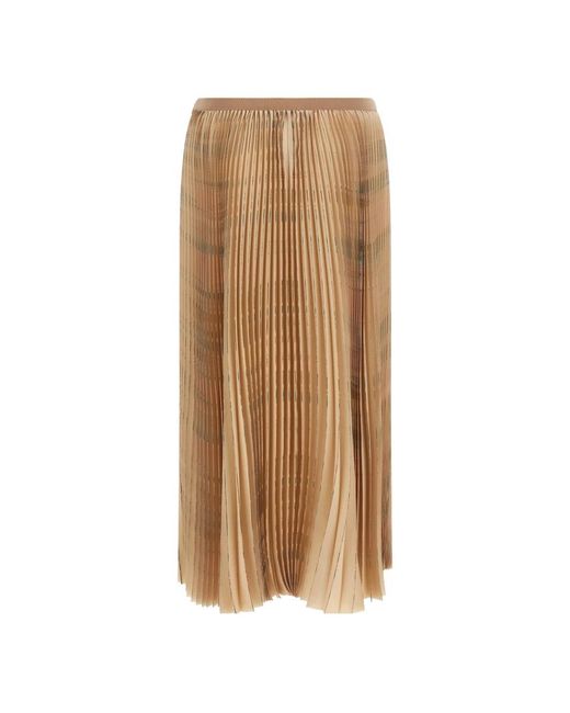 Fabiana Filippi Brown Midi Skirts