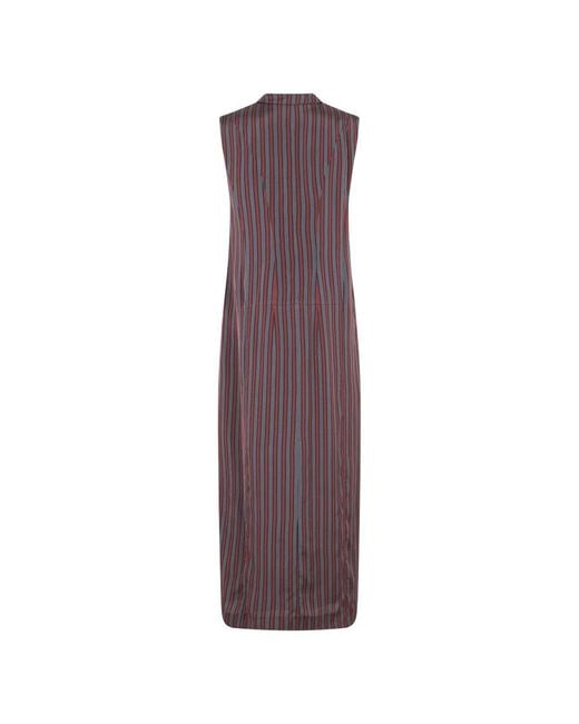 Dries Van Noten Purple Maxi Dresses