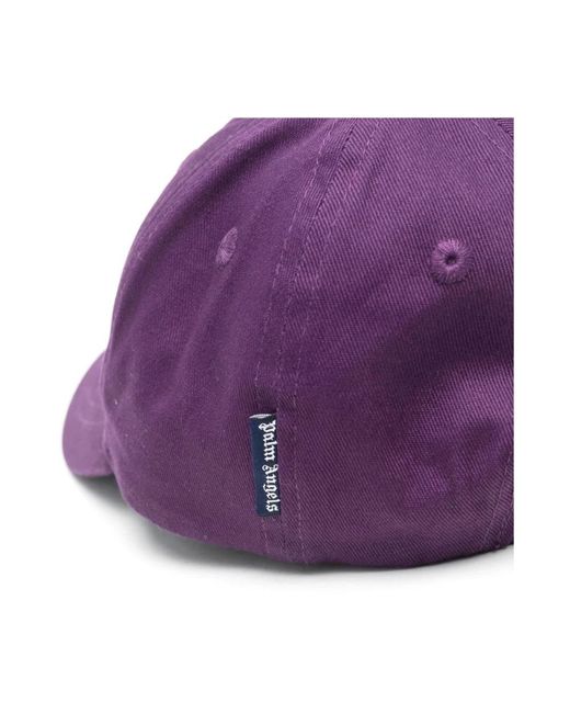 Palm Angels Purple Caps for men