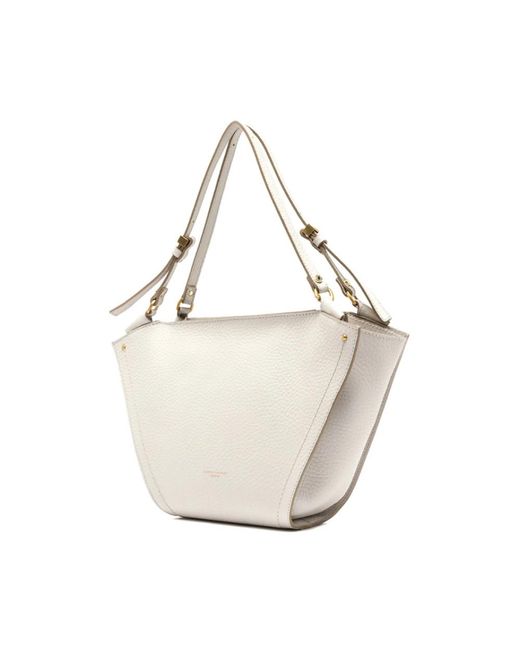 Gianni Chiarini White Shoulder Bags