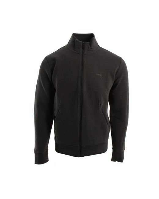 HUGO Black Zip-Throughs for men