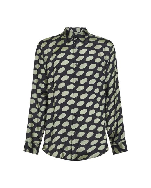 Dries Van Noten Green Casual Shirts for men