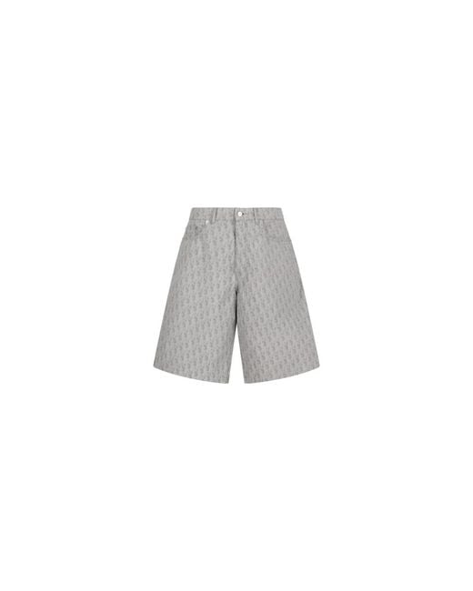 Dior Gray Casual Shorts for men