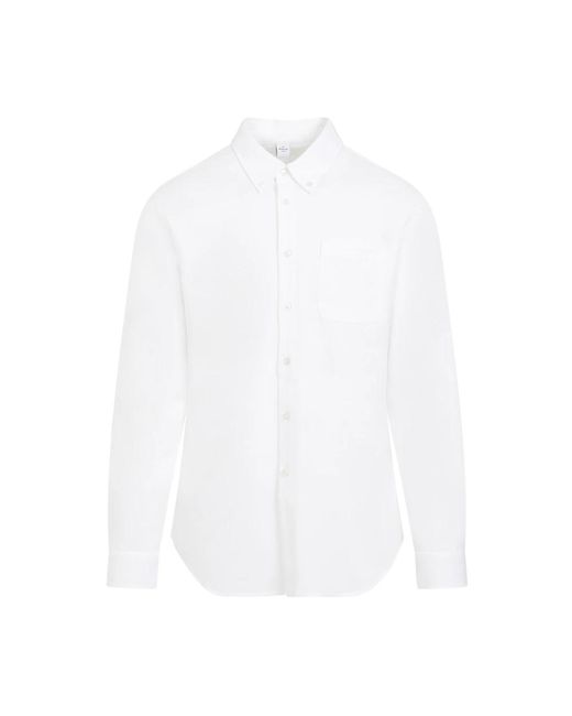 Camicia in cotone bianco ottico di Berluti in White da Uomo