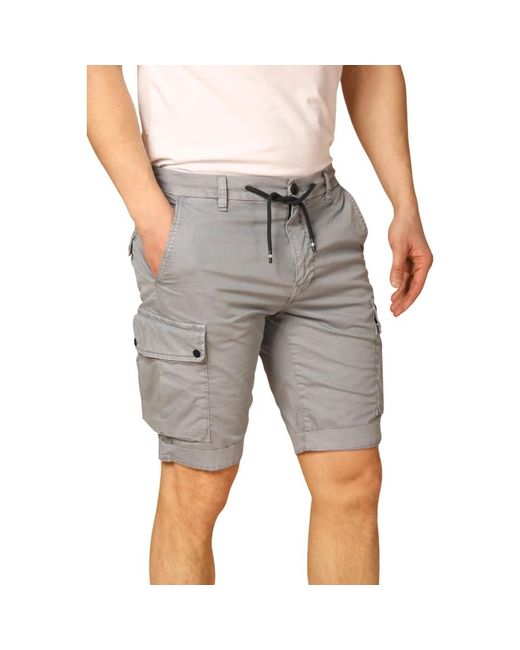 Mason's Athleisure cargo bermuda shorts in Gray für Herren