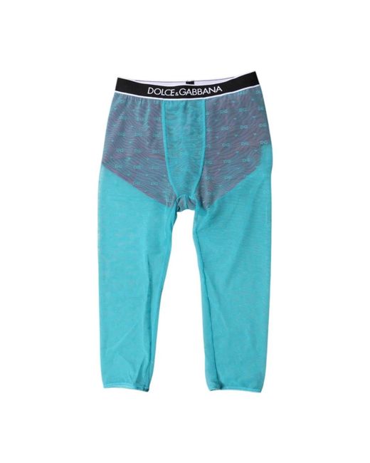 Dolce & Gabbana Blue Bottoms
