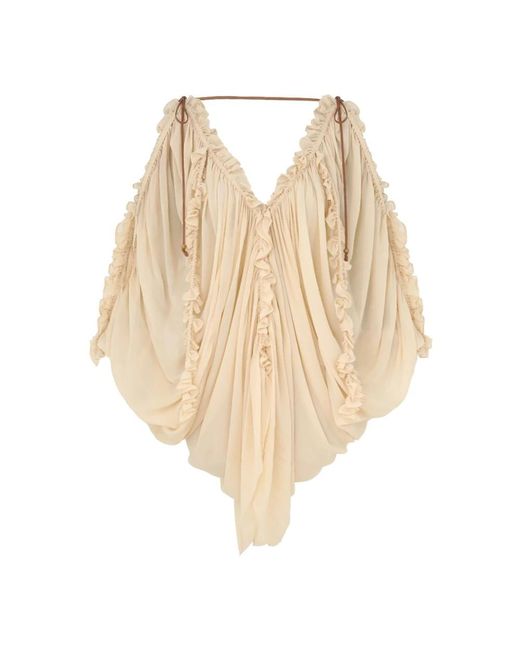 Blouses di Zimmermann in Natural