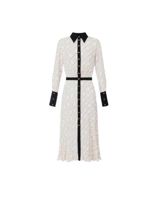 Elisabetta Franchi White Shirt Dresses