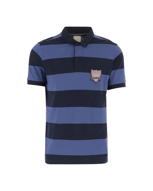 Emporio Armani Blue Polo Shirts for men