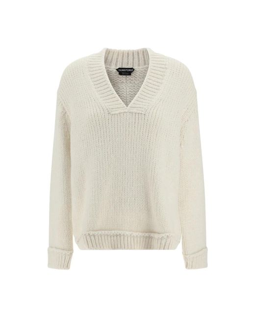 Tom Ford White Knitwear