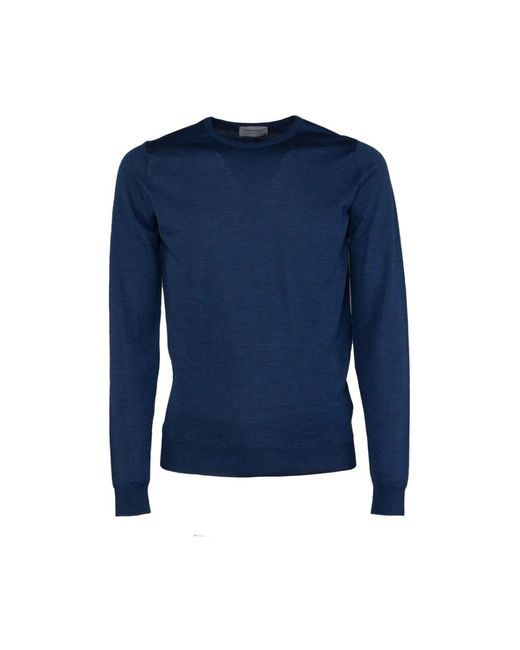 John Smedley Blue Sweatshirts for men