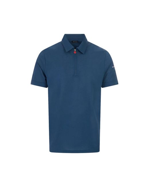 Kiton Blue Polo Shirts for men