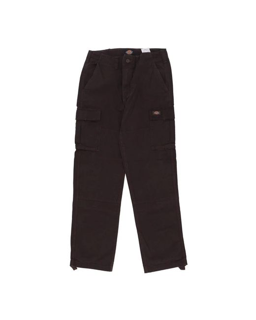Dickies Black Straight Trousers for men