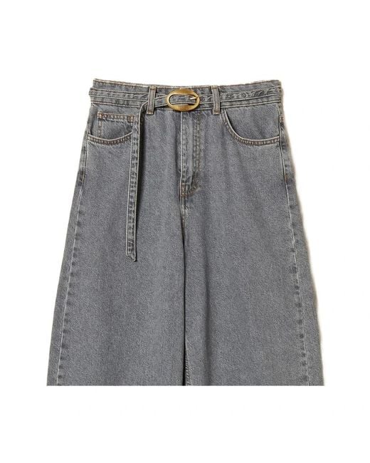 Twinset Gray Wide Jeans