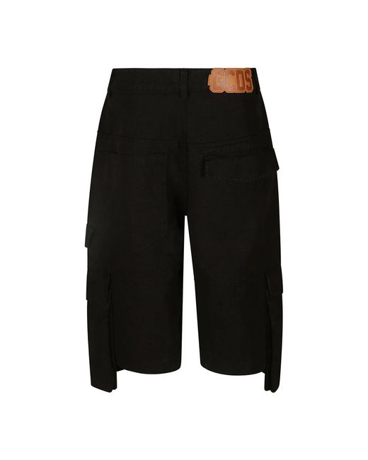 Gcds Black Casual Shorts for men