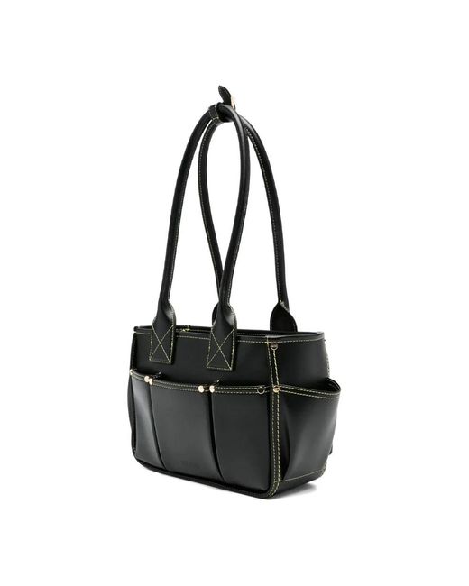 Ganni Black Shoulder Bags