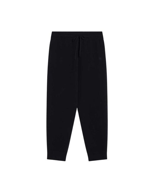 Burberry Broeken ,Blauw ,Polyester Blauwe Cashmere Polyester Broek in het Black voor heren