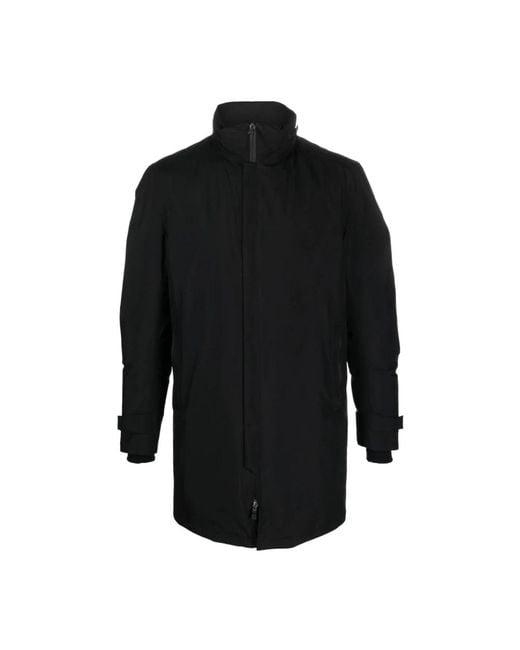Herno Black Winter Jackets for men