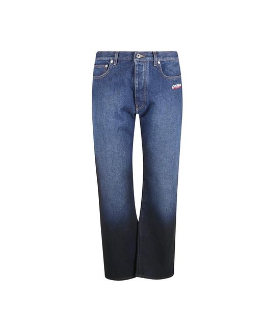 Off-White c/o Virgil Abloh Blue Flared Jeans for men