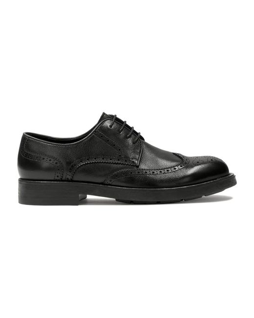 Kazar Schwarze Lässige Halbschuhe Mit Aufwendigen Verzierungen in Black für Herren