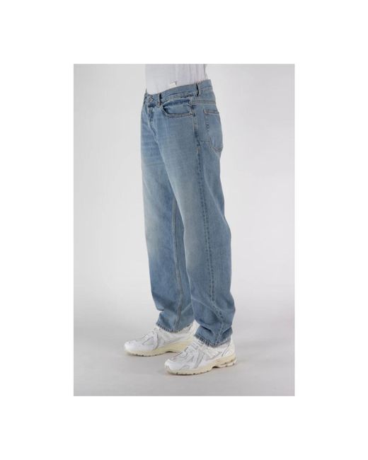 Covert Blue Loose-Fit Jeans for men