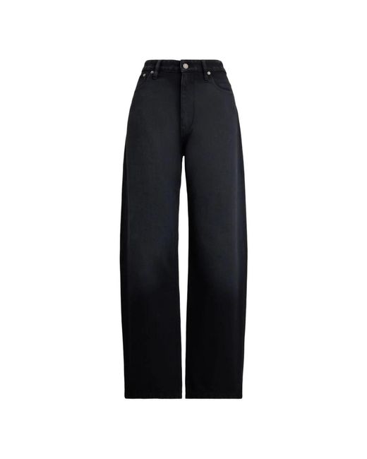 Ralph Lauren Loose-Fit Wide-Leg Jeans in het Blue