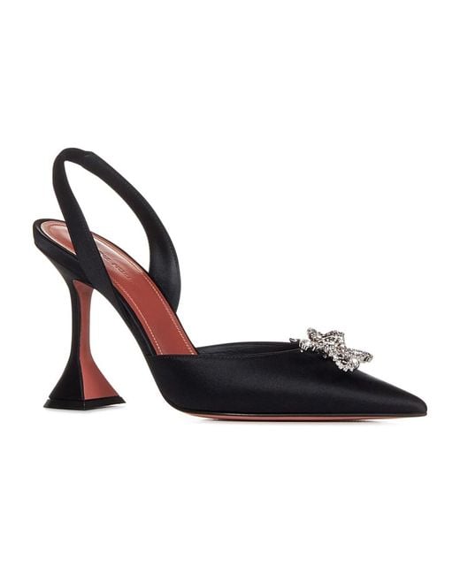 AMINA MUADDI Blue High Heel Sandals