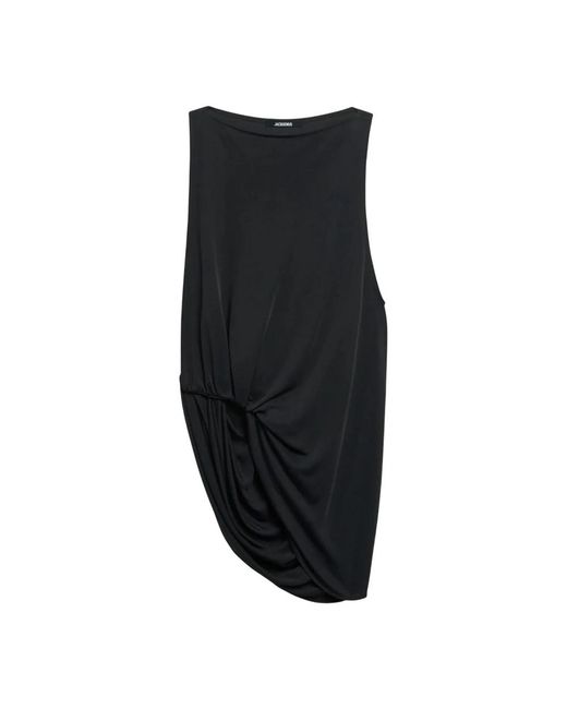Jacquemus Peplo Top in het Black