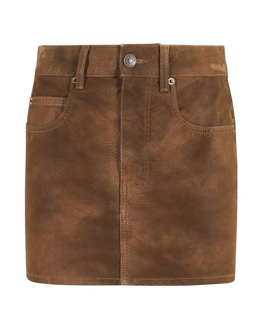 Short Skirts Isabel Marant de color Brown