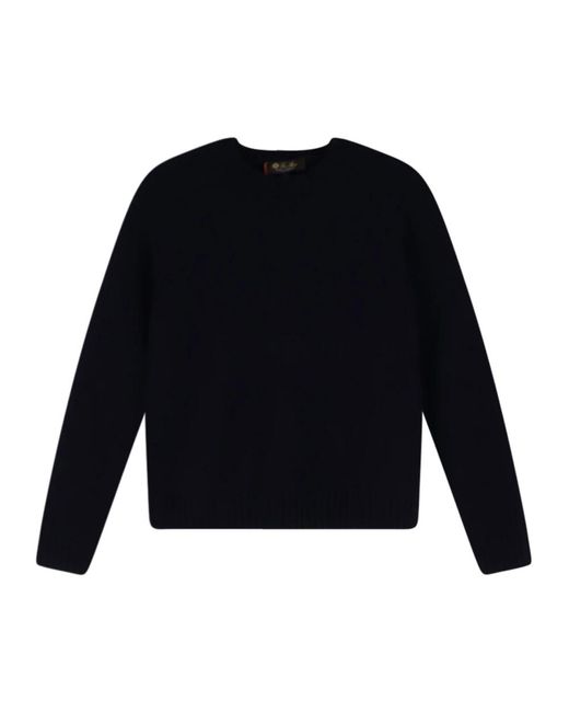 Loro Piana Black Round-Neck Knitwear