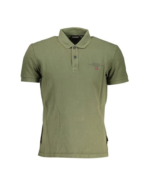 Napapijri Green Polo Shirts for men