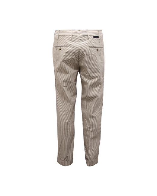 Michael Coal Gray Straight Trousers for men