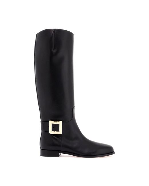 Shoes > boots > high boots Roger Vivier en coloris Black