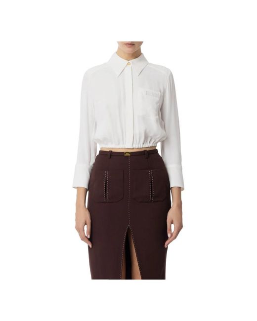 Elisabetta Franchi White Shirts
