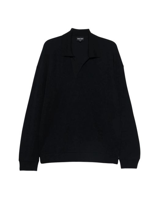 Giorgio Armani Polo in het Black voor heren