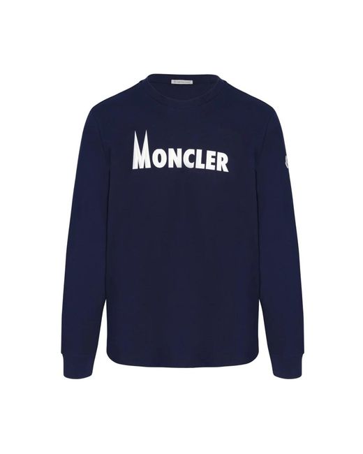 Moncler Blue Sweatshirts for men