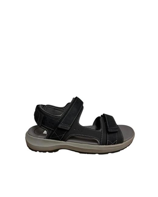 Clarks Flat Sandalen in het Black voor heren