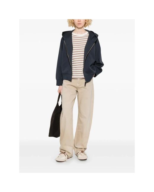 Max Mara Blue Zip-Throughs