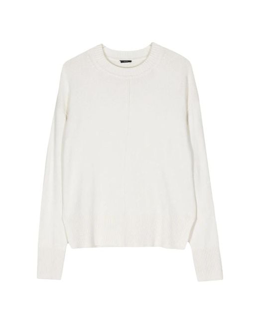 Joseph White Round-Neck Knitwear