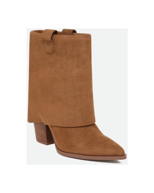 Steve Madden Brown Heeled Boots