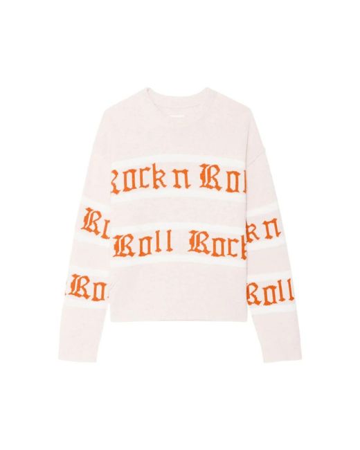 Zadig & Voltaire Pink Round-Neck Knitwear