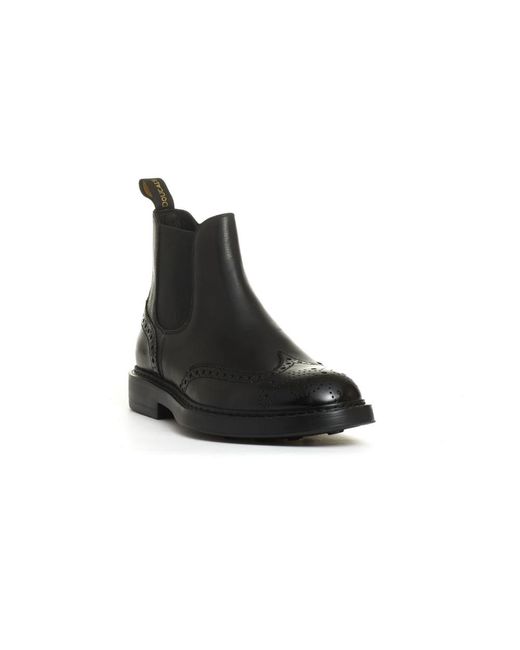 Doucal's Black Chelsea Boots for men