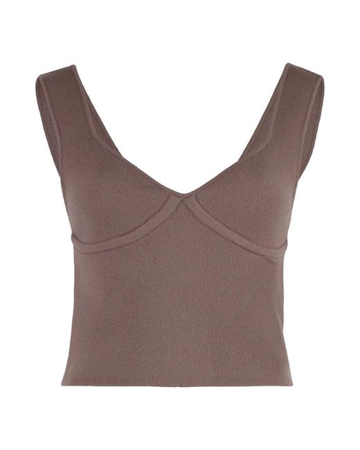 SABLYN Gray Sleeveless Tops
