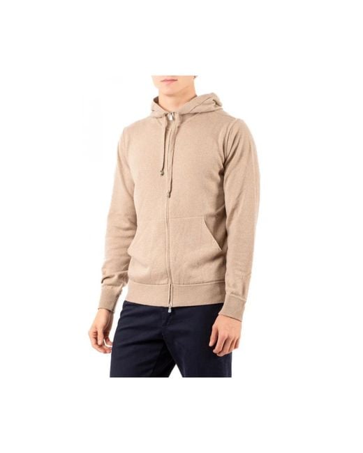 FILIPPO DE LAURENTIIS Natural Hoodies for men