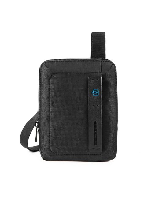Piquadro Black Cross Body Messenger for men